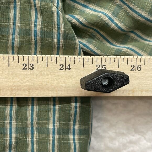 511 Tactical Shirt Mens XL Green Plaid Button Down Cadet Covert Concealed Carry - Picture 8 of 10